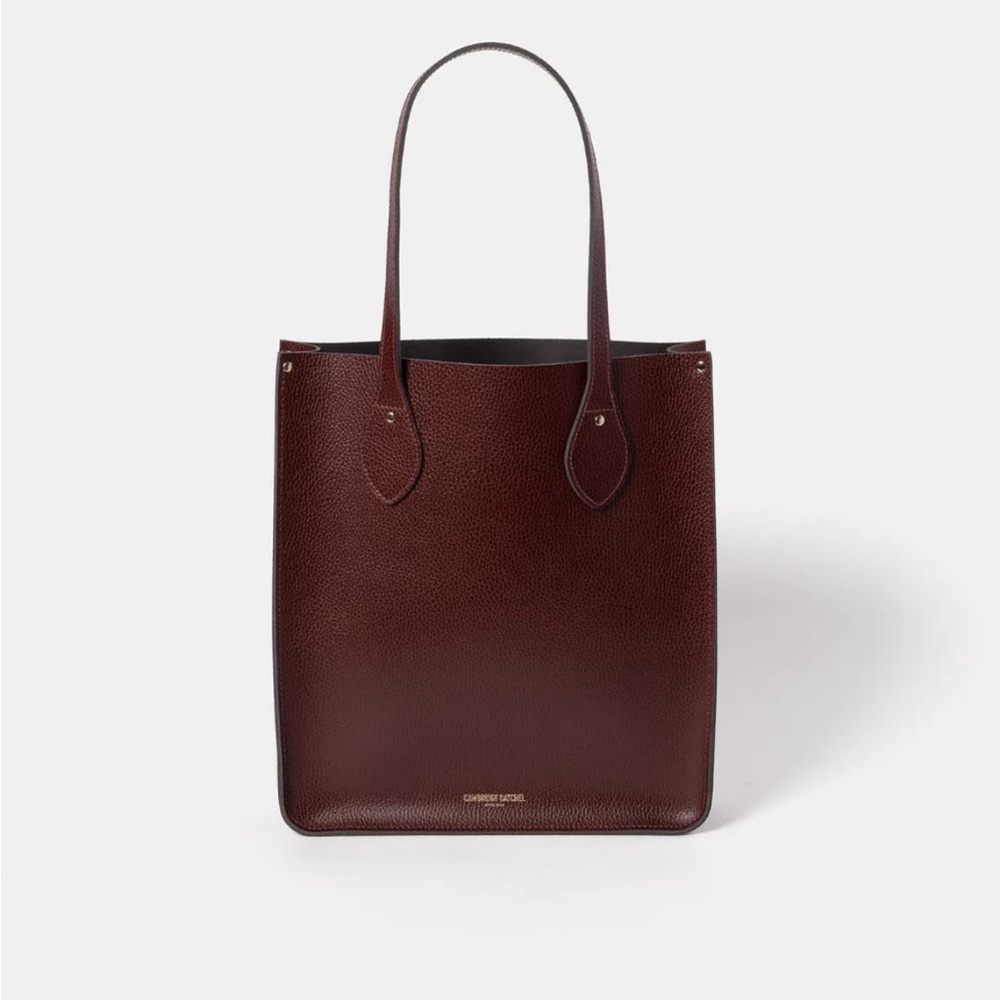 The Cambridge Satchel company Leather Tote Bag in rich Burgundy